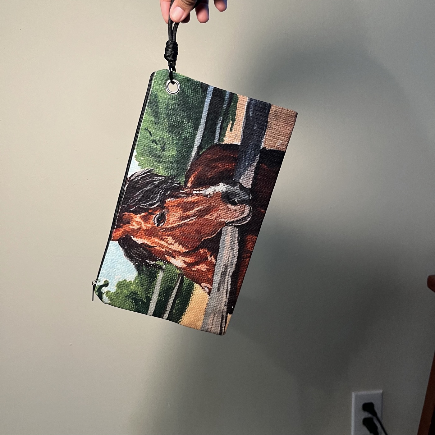 Horse · No. 1 — Handbag / cosmetic bag, photographed by the artist