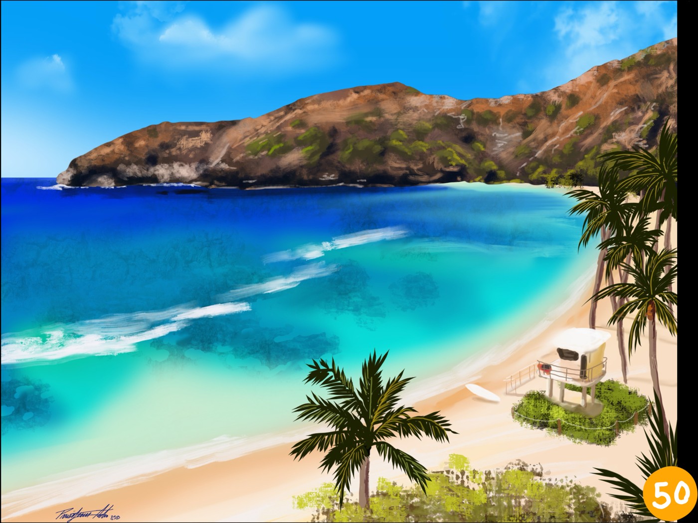 Scenery of Hawai‘i · No. 50